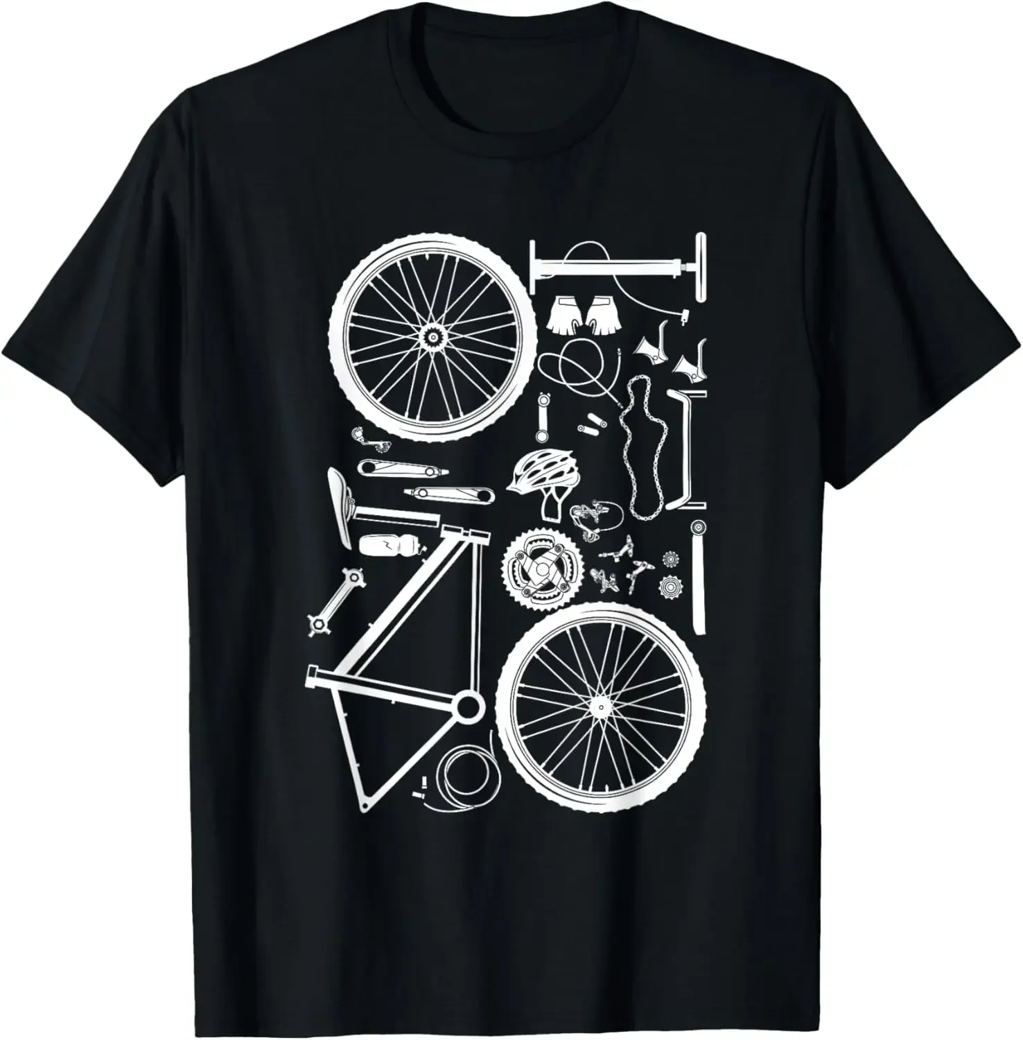 T-shirt graphique personnalisé pour vélo de montagne, cycliste, cavalier, vélo, piste unique, chemises d'équitation, impression