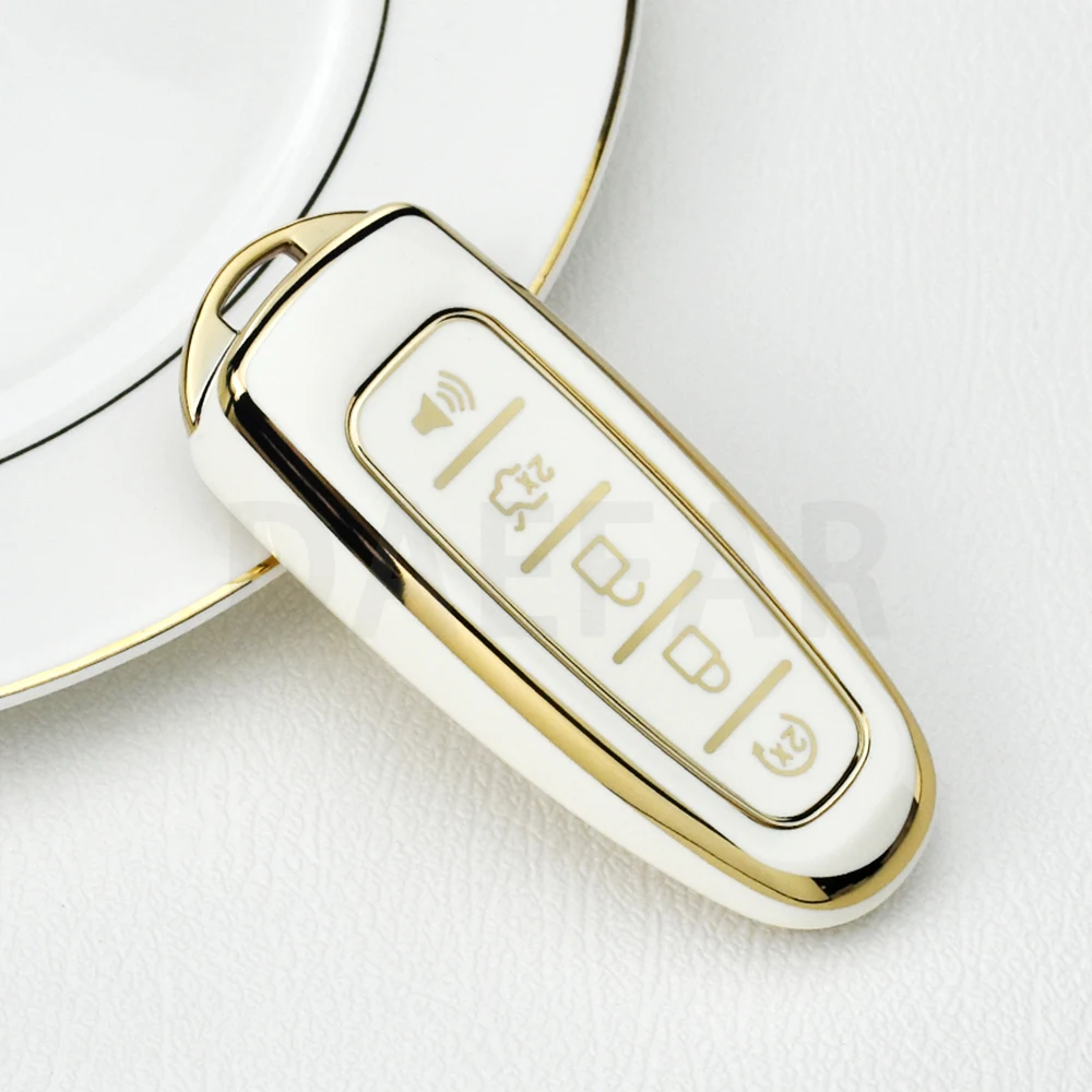 TPU Car Remote Control Key Case Cover for Ford Focus Edge Explorer Expedition C-Max Escape Flex Titanium Shell Fob Holder