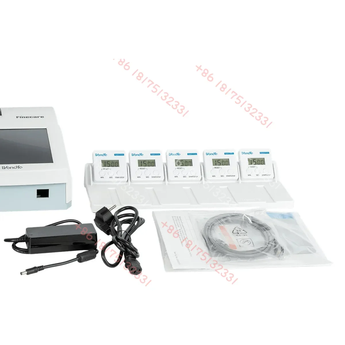 Wondfo Finecare  Portable Analyzer Calculagraph Tube Holder Operation Desk Timer