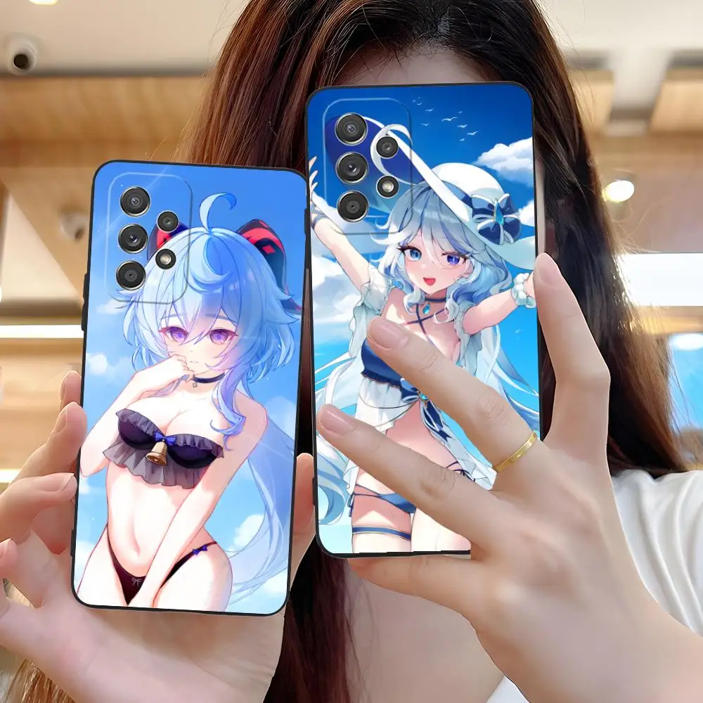 جينشين إمباكت إيتشي قضية الهاتف المحمول لسامسونج غالاكسي A73 72 71 70 56 55 54 53 52 36 35 34 23 16 15 5G اللون واقية #2