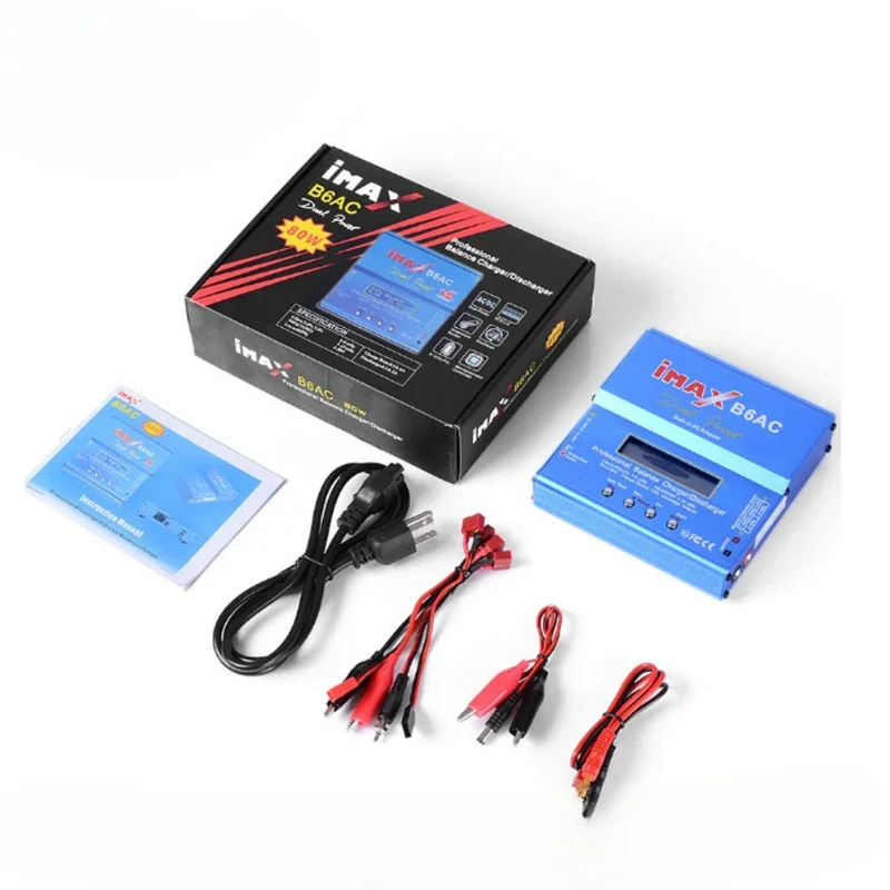 

IMAX B6AC Balanced Charger 80W 6A Multifunctional Smart 2-6S Lithium Battery Model Aircraft B6 Charger