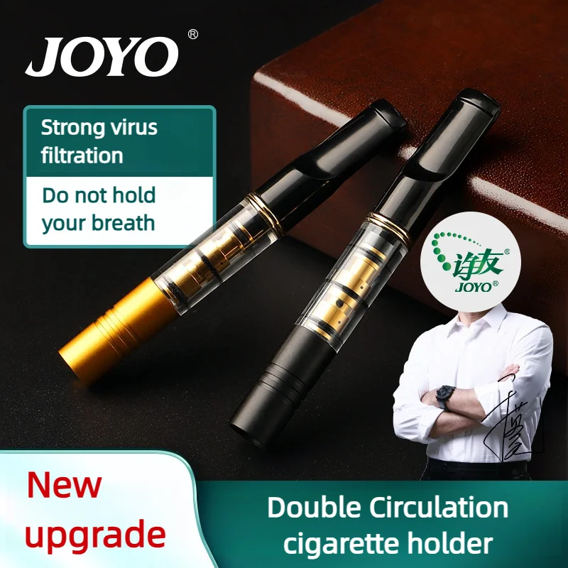 JOYO Genuine Filter 1 PCS Metal Cigarette Holder Filter Clean Delicate and Simple Two-color Healthy Life Gift for Men and Women