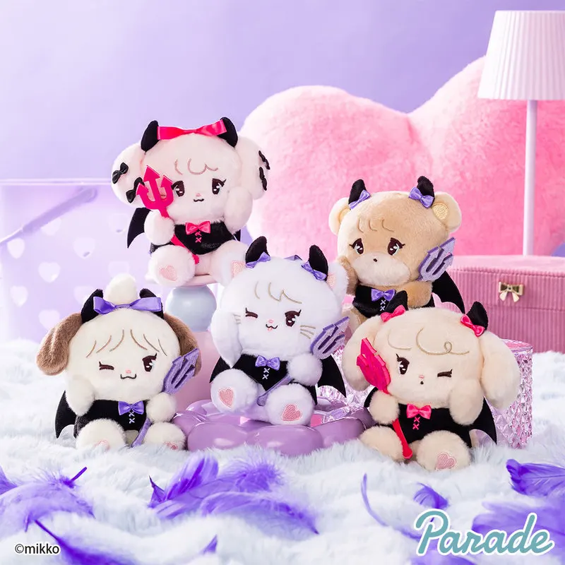 Genuine Mikko Lil Ala Mode Parade Plush Little Devil Doll Pendant Mousse Cammy Souffle  Latte Nattsu Pendant Collectibles Toy