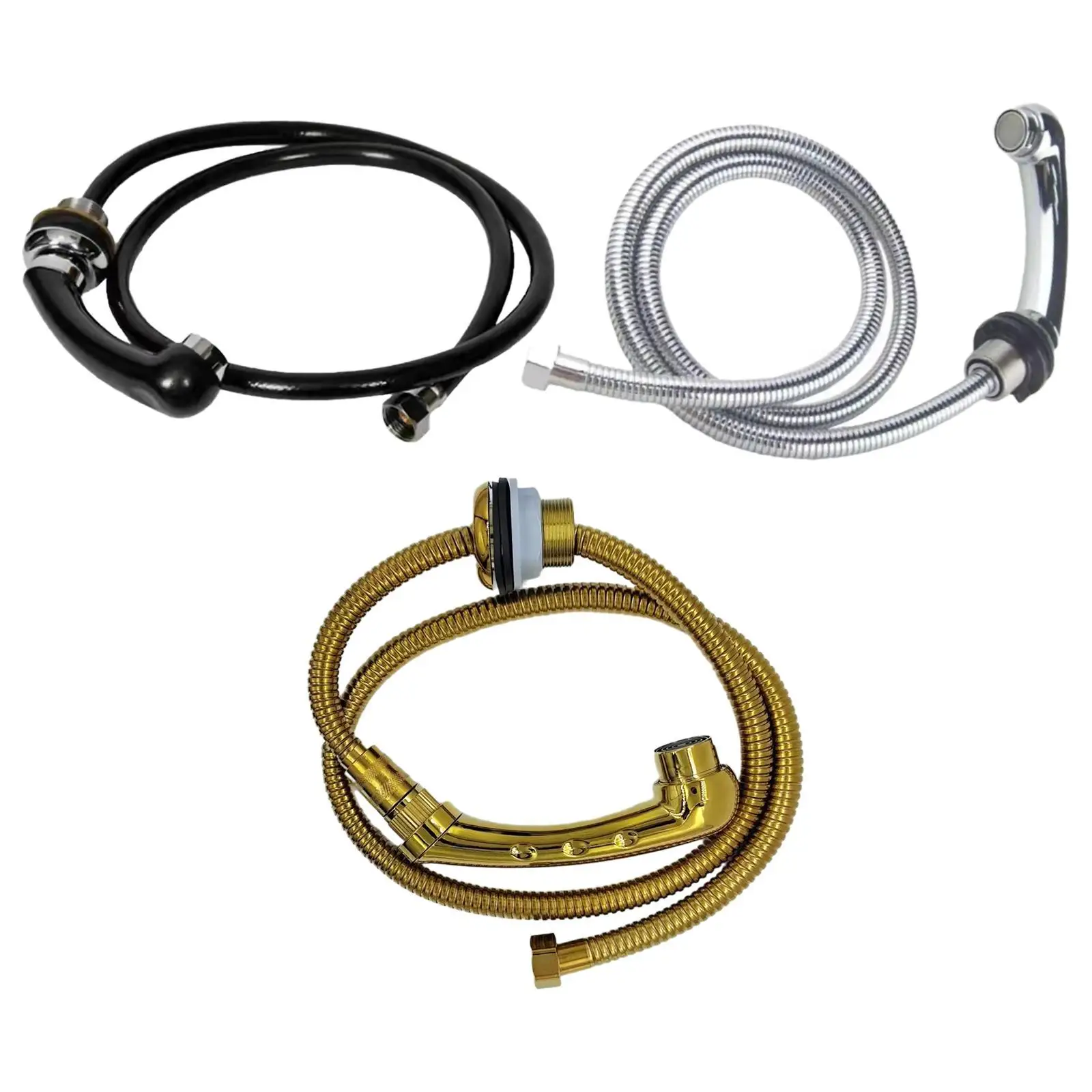 Salon Shampoo Bowl Spray Head Equipment Professional with Hose Sturdy Replacement Sprayer Hose for Beauty Barber Shop SPA Salon