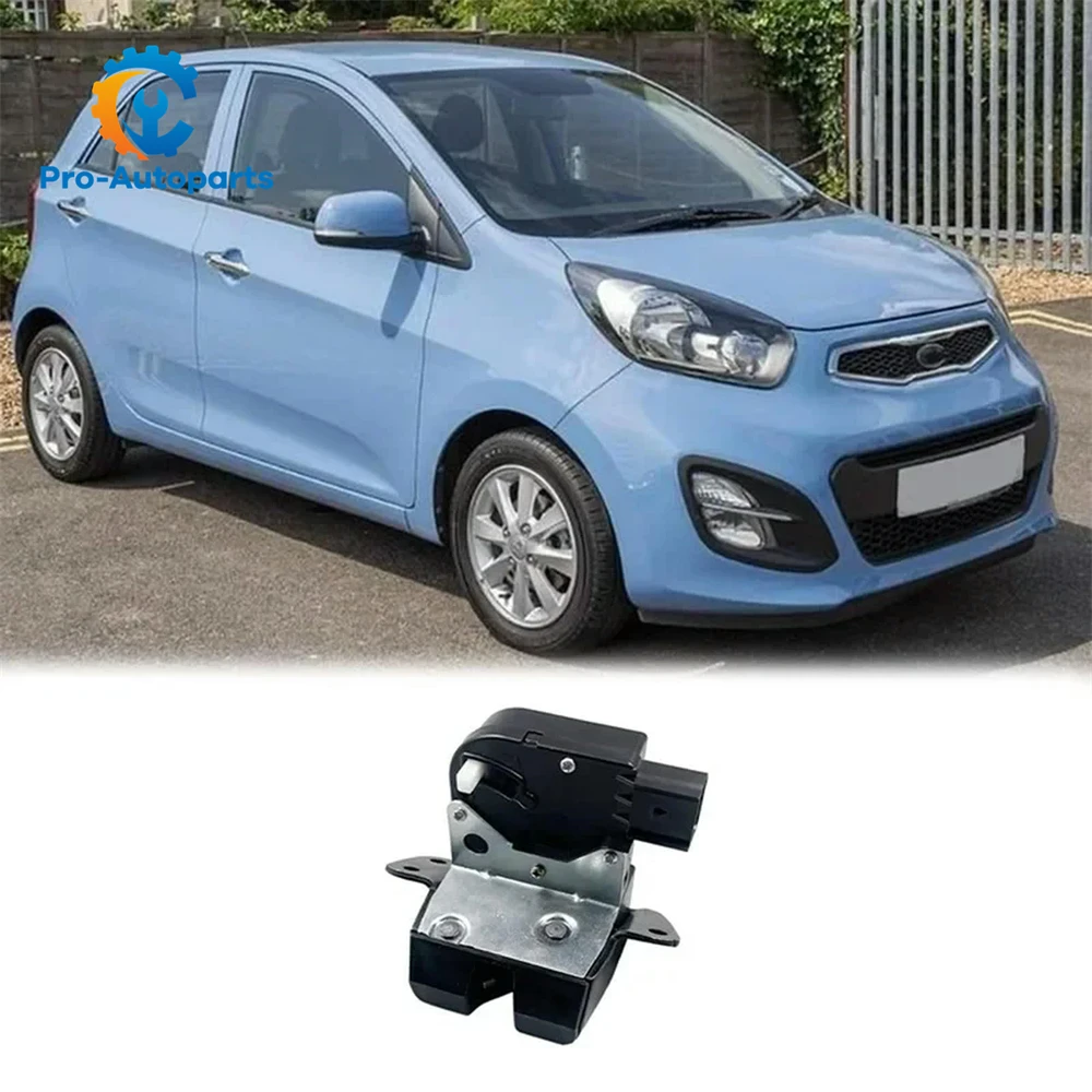 812301Y010 Car Rear Tailgate Trunk Latch Lid Lock Release Actuator assy for 2011-2017 KIA Picanto Morning