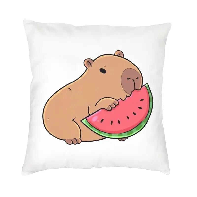 Capybara Cushion Cover Sofa Home Decor Square Throw Pillow Cover 40x40