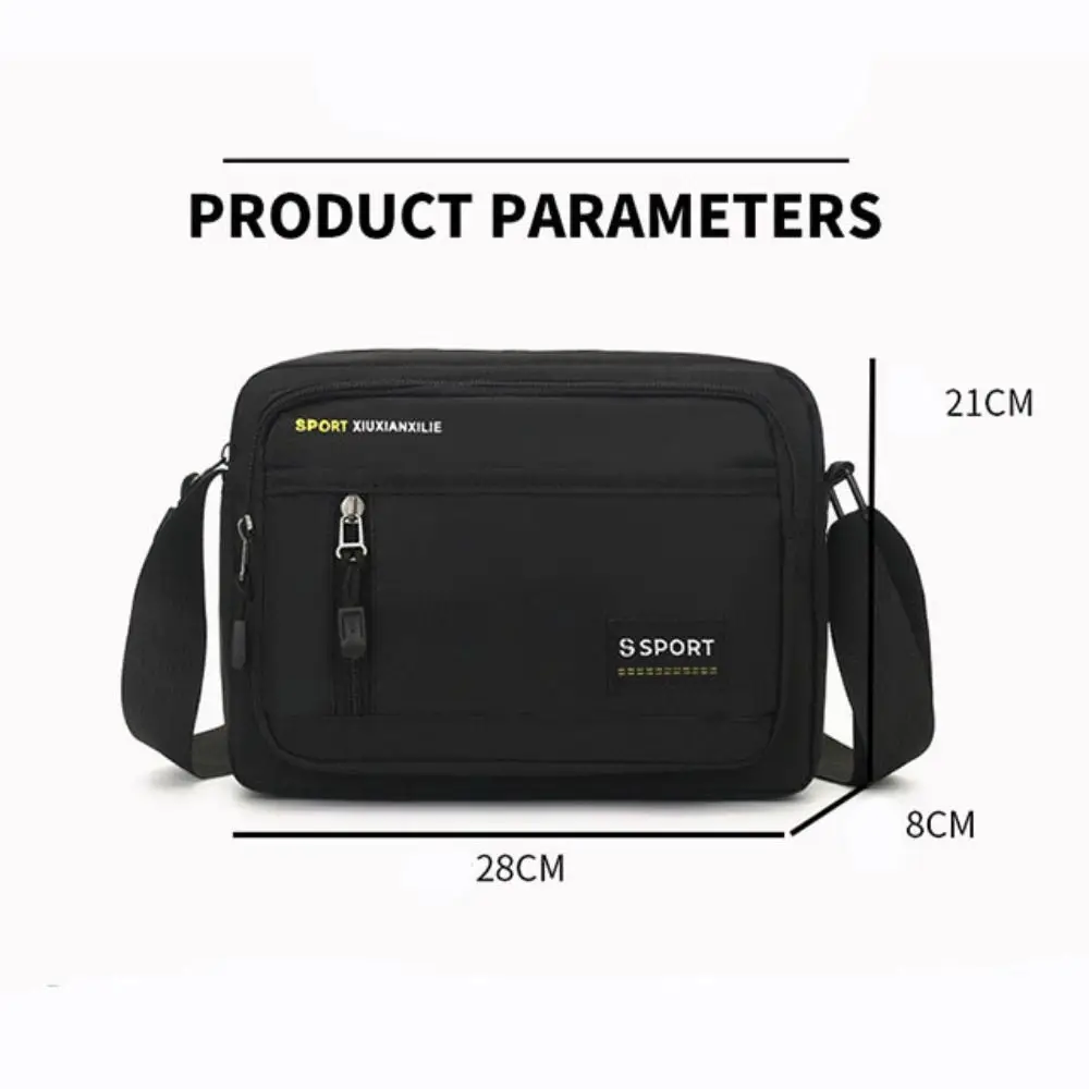 Men Messenger Bags Casual Multifunction Small Travel Bags Waterproof Style Shoulder Fashion  Women Crossbody Bags