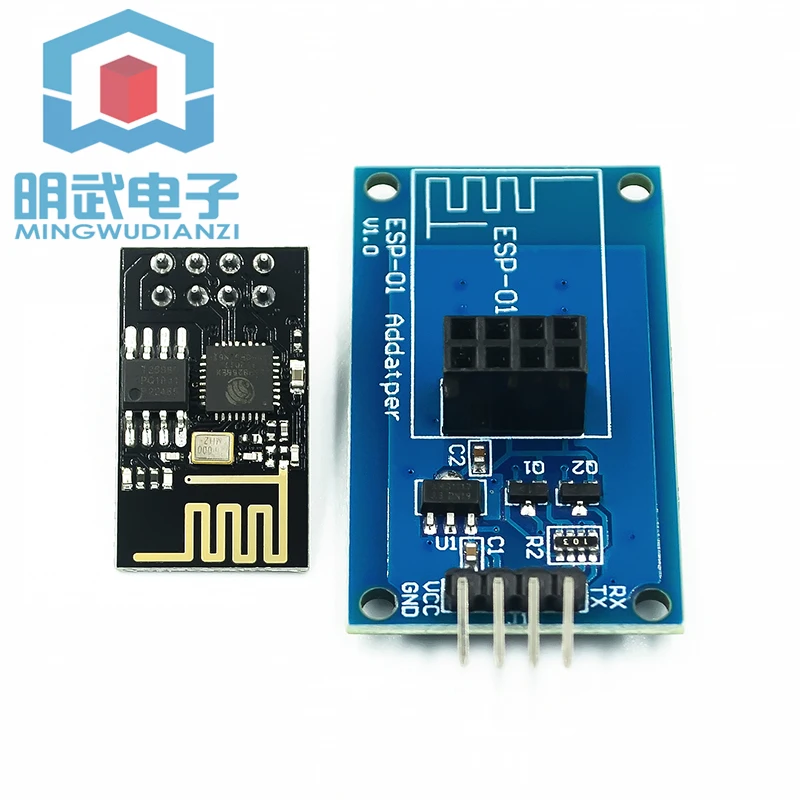ESP8266 ESP-01 Wifi Wireless Transceiver Adapter Module Serial Port long-distance Transparent Transmission Module Blue Board