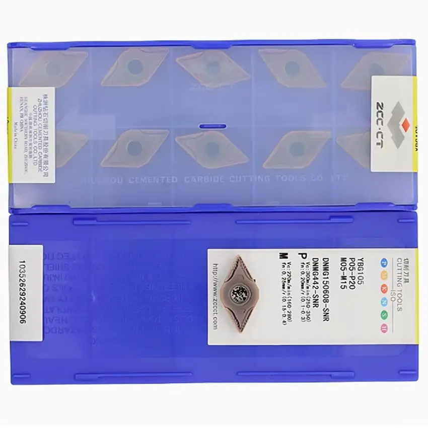 

DNMG150608-SNR YBG105/DNMG150608-SNR YBG212 ZCC.CT DNMG442 DNMG150608-SNR Твердосплавные пластины с лезвиями с ЧПУ Токарные пластины 10 шт./кор.