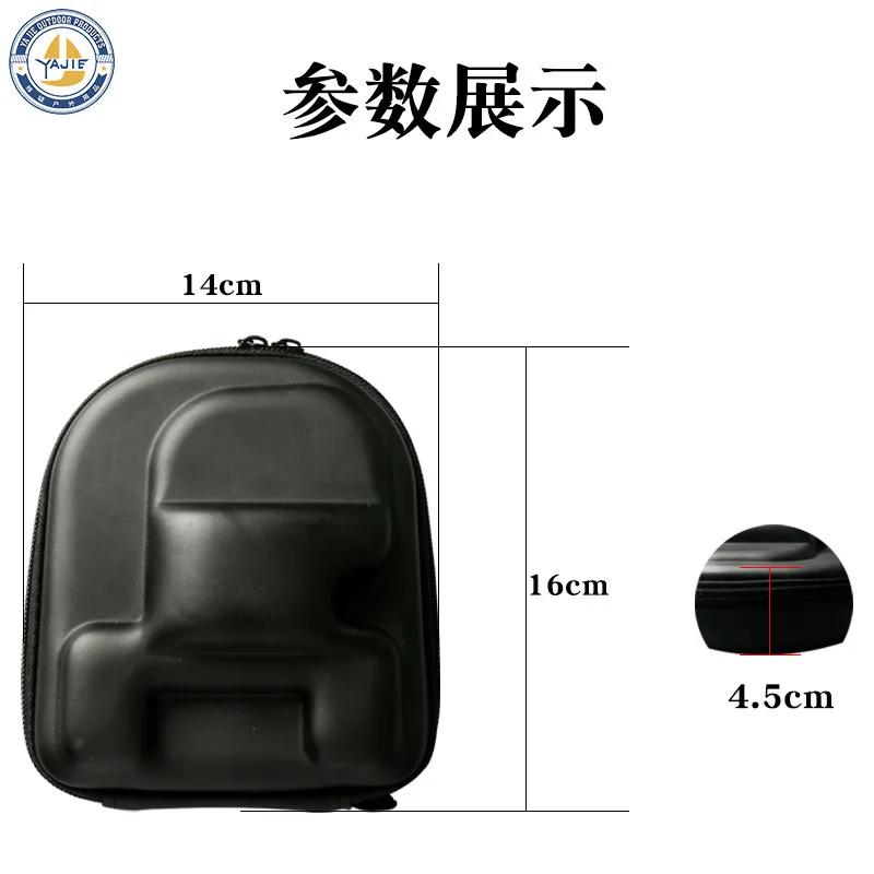 Bolsa de armazenamento para barco de pesca, bolsa de equipamento de grande capacidade com casca dura