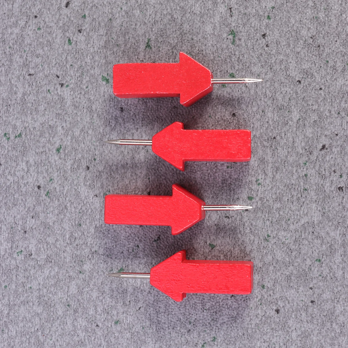 

25Pcs Wooden Metal Pushpins Easy Use Remove for Cork Boards Maps DIY Projects Home Office Decorative Thumbtacks Red