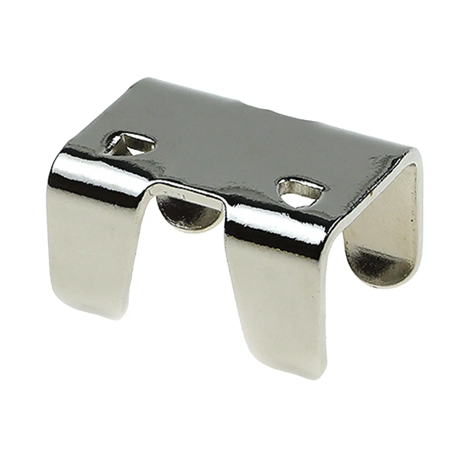 27mm Iron Plated Double Rope Clamp Strong Metal Clip for Steel Buckles Chains and Round Braided Ropes