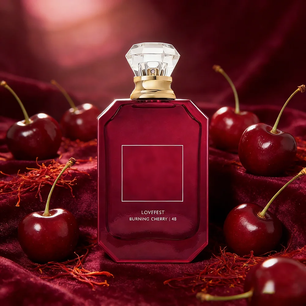

KAYALI LOVEFEST BURNING CHERRY | 48 Eau de Parfum Intense | 3.4 oz / 100 ml Luxury Smoky Cherry Perfume for Women & Men | Warm S