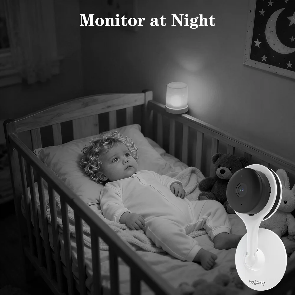Boykeep Baby Monitor 1296P FHD - Baby Nursery Camera avis et prix
