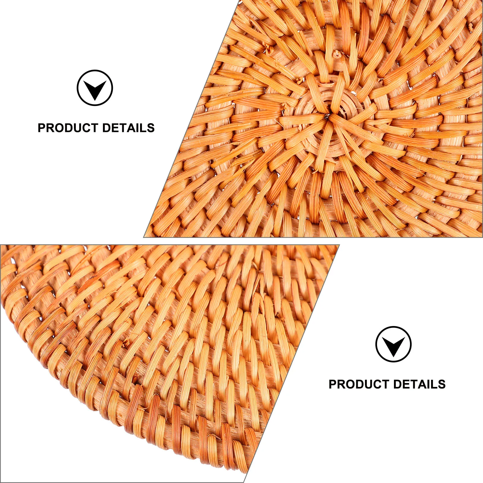 

1 pc Insulated Coaster Resistant Placemats Insulated Table Mat Wooden Bowl Mat Nonslip Household Pot Pad