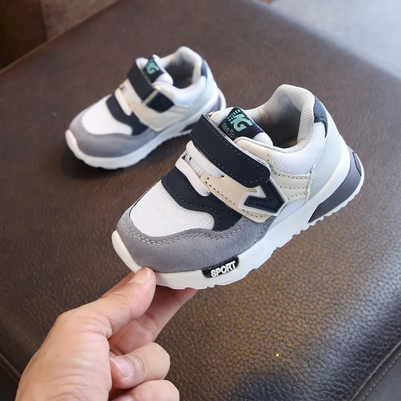 

Children's Boy Girl Hook-Loop Casual Sports Shoes Toddler Breathable Comfortable Fashion Anti slip Soft Shoes Sneakers
