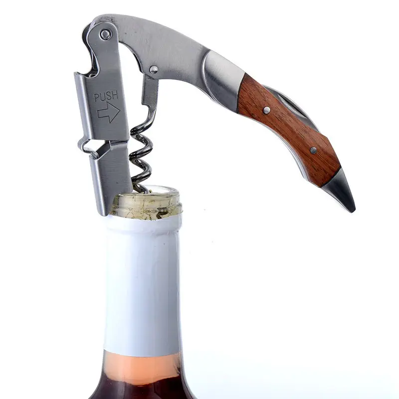 Professional Waiters Corkscrew Barware Corkscrew Wine Bottle Opener and Foil Cutter