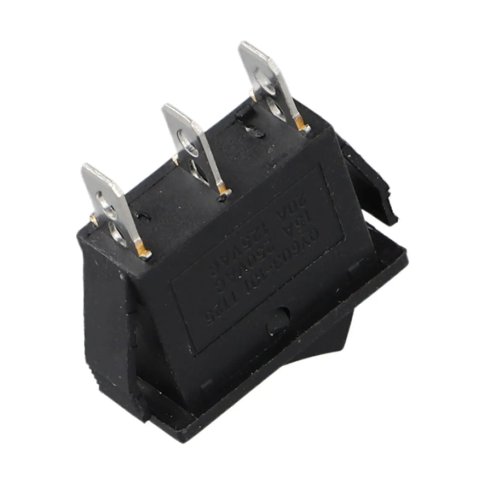 1pc Rocker Switch 3 Pin ON/OFF Rectangular Latching Neon Push Button Switch For Battery Cars Massage Machine Househould DIY