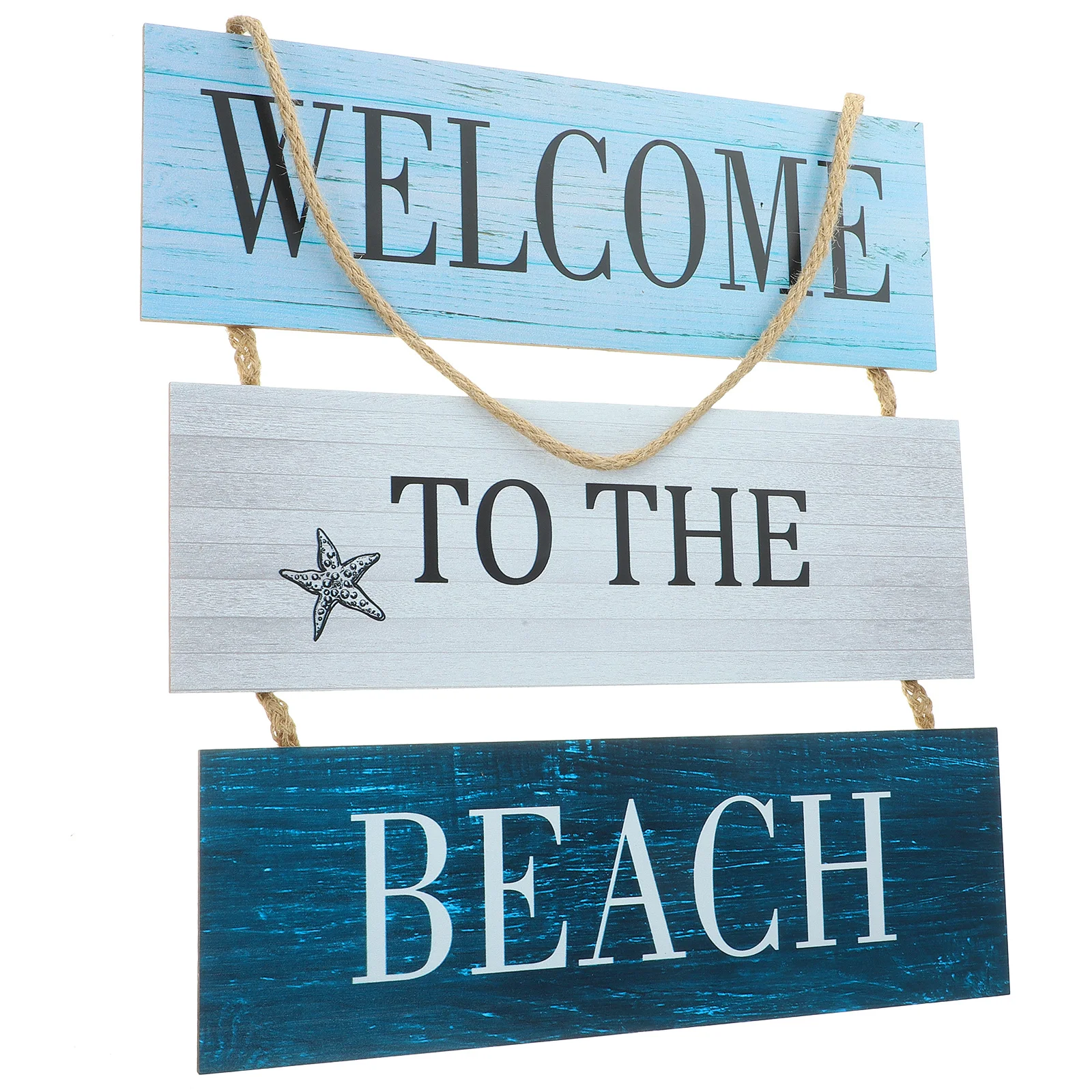 Cartello di benvenuto estivo Targa da spiaggia nautica da appendere, arte da parete in legno, decorazione per porta d'ingresso, cartello da spiaggia in legno, decorazione nautica