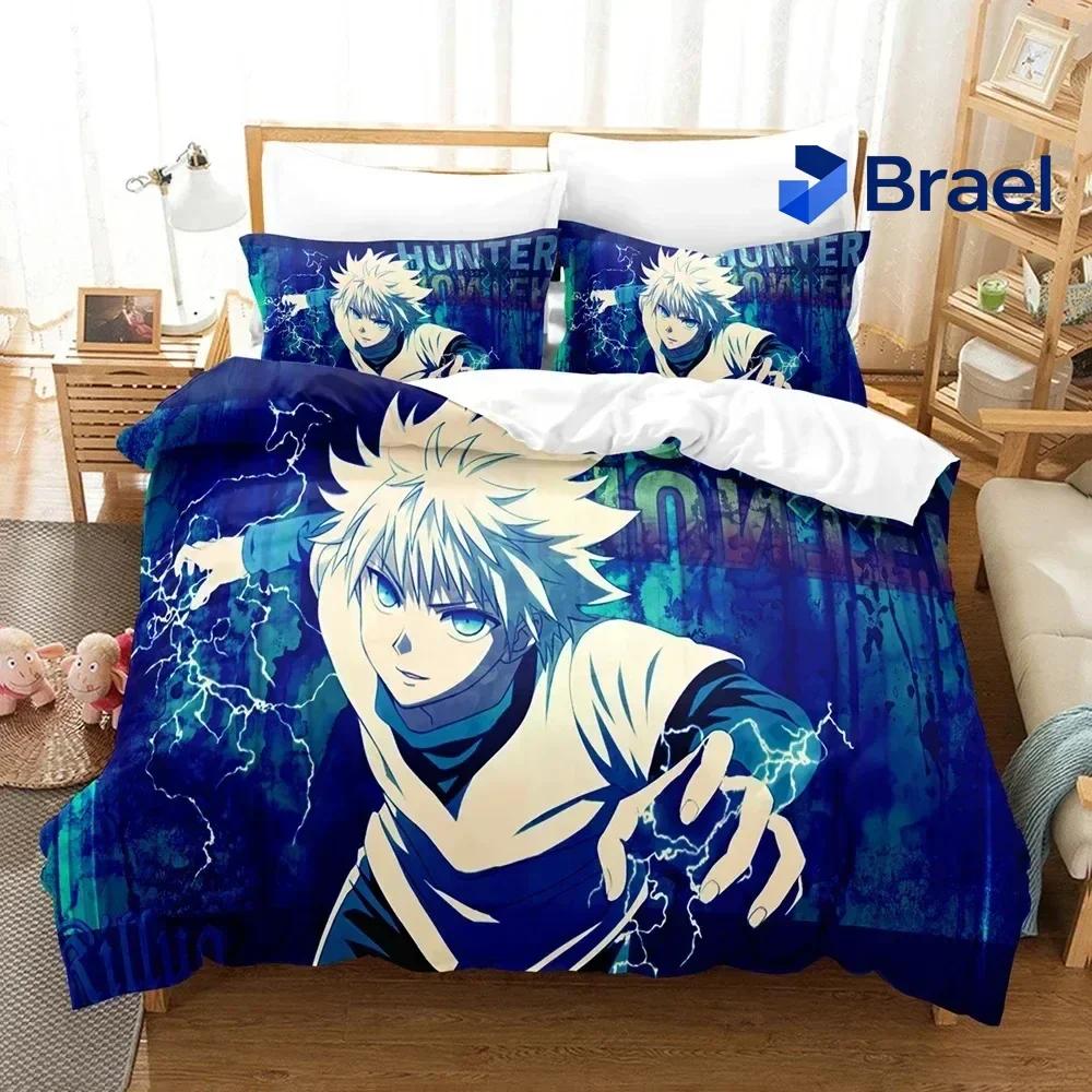 Exquisite New Hunter X Hunter Bedding Set Single Twin Full Queen King Size Bed Set Aldult Kid Bedroom Anime