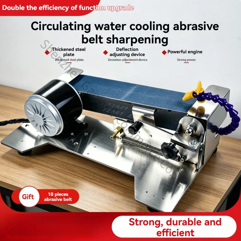 Stainless Steel Water-cooled Knife Sharpener Fully Automatic Commercial Electric Knifspecial for Water Grinder Belt