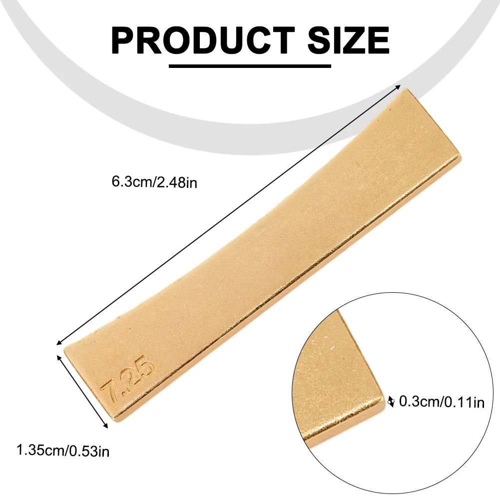 High Quality Brand New Musical Instruments & Gear Fret Radius Caul Insert Guitar Fret Press Caul Insert 63 X 13.5 X 4mm