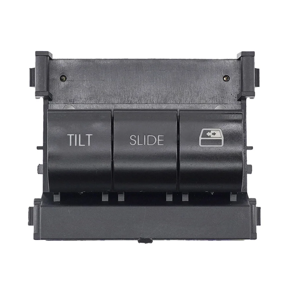 Black Sunroof Switch ABS Material Easy Installation Replacement Part OEM Cross-reference SW6643 Truck Sunroof Repair