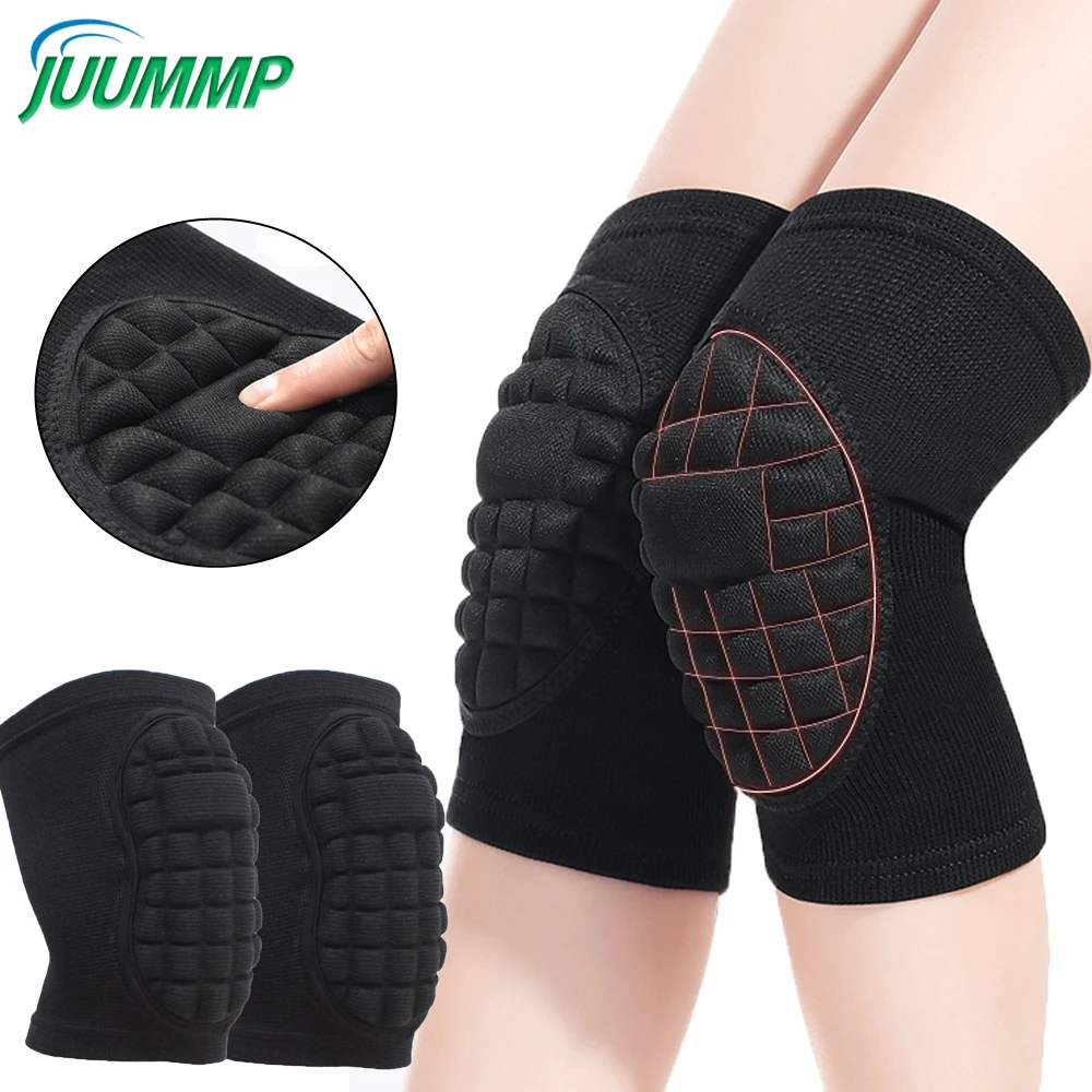 1Pair Protective Sponge Knee Pads for Volleyball, Soft Breathable Knee Support Knee Brace for Women Men Sports Dance Football