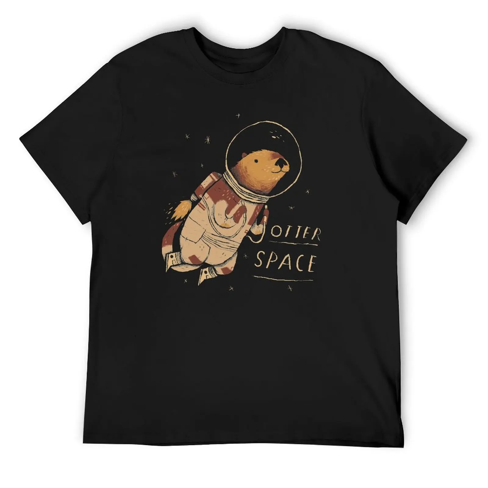 

otter space T-Shirt affliction shirts sublime oversized t shirt kawaii clothes Short sleeve tee men