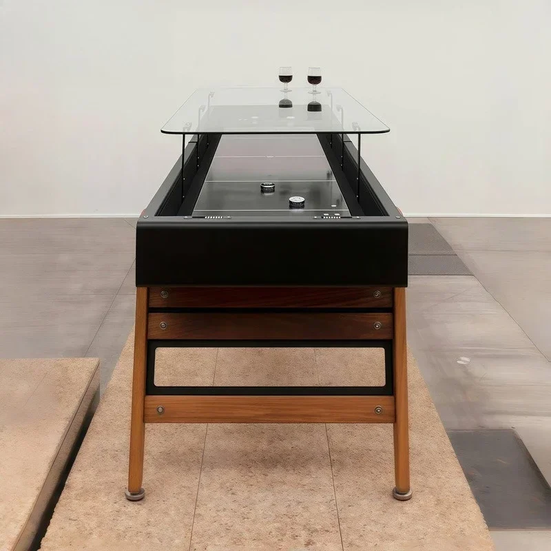 Italian light luxury shuffleboard table, villa luxury club designer sand arc table