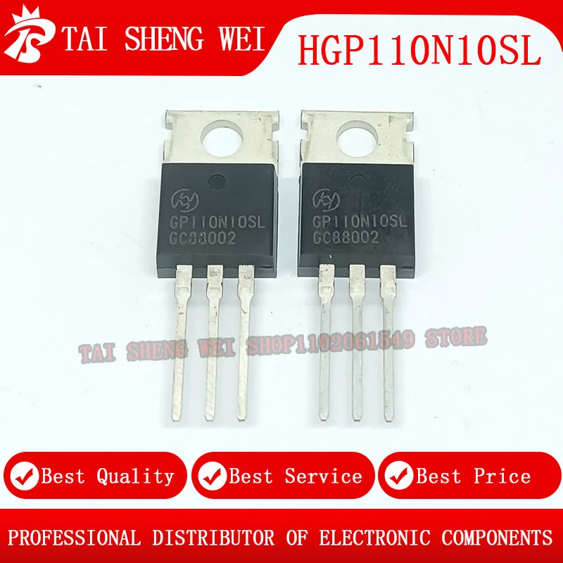 

10 шт. GP110N10SL HGP110N10SL 100V 73A TO-220 новый оригинальный