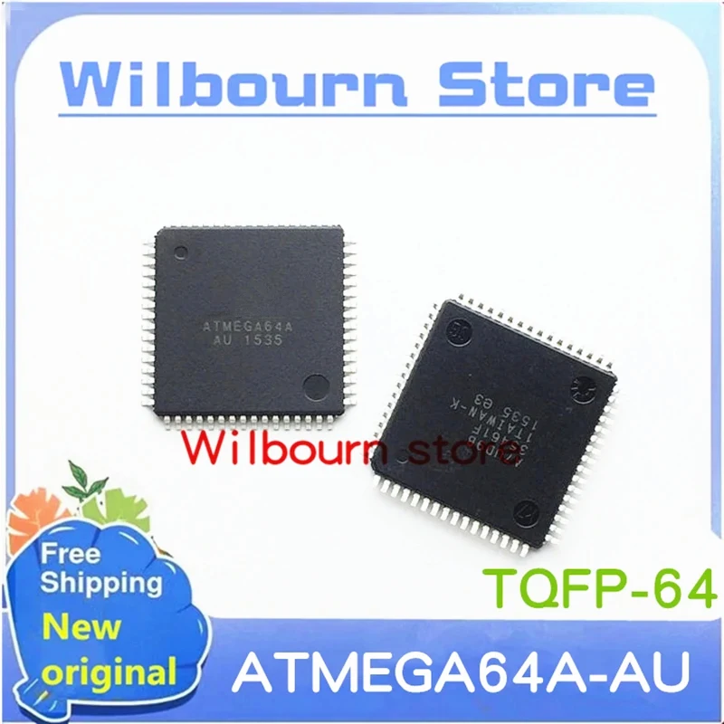 10PCS~100PCS/LOT ATMEGA64A-AU ATMEGA64A ATMEGA64AU-TW TQFP64 New original