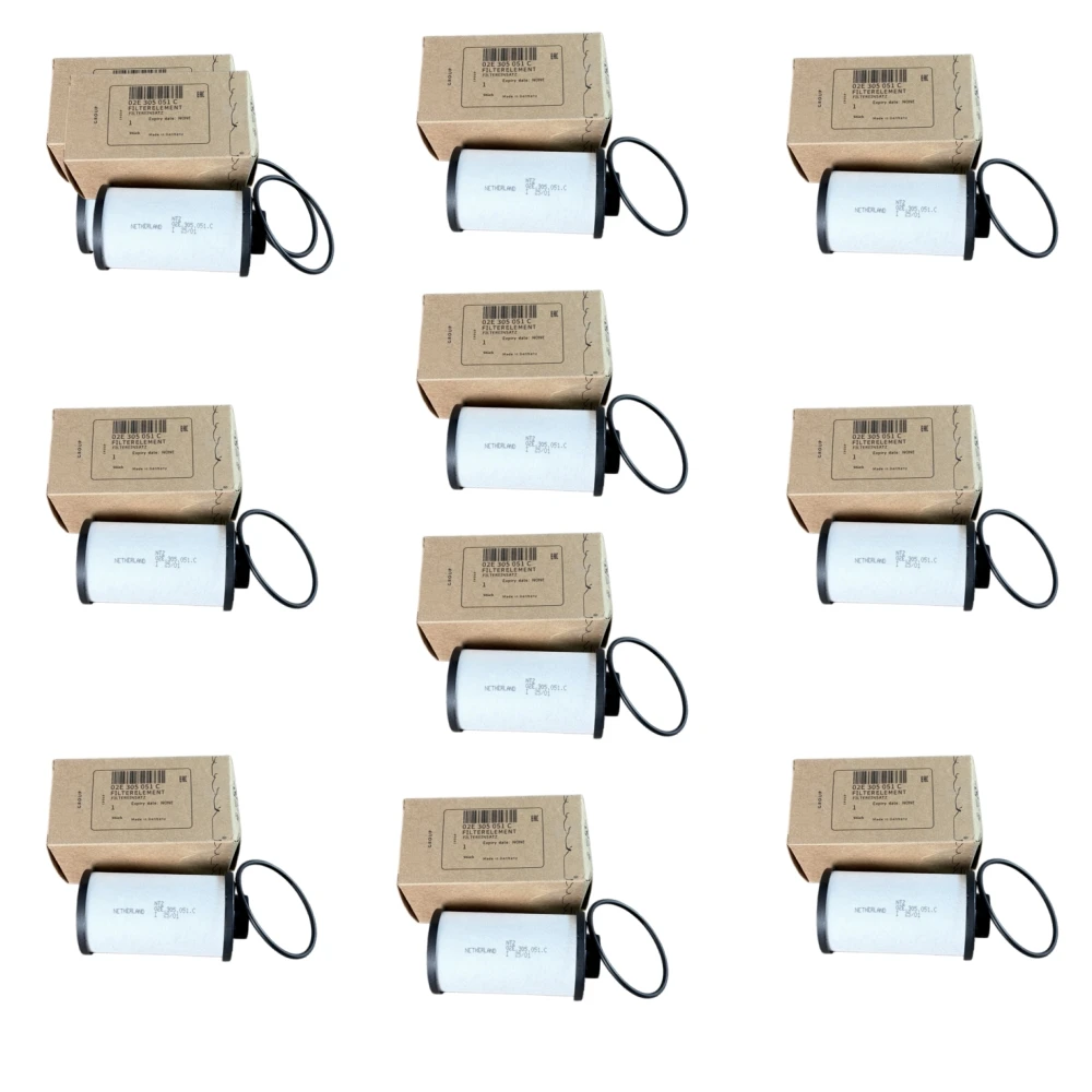 10PCS DQ250 Transmission Filter Core Element 02E305051C For VW PASSAT CC JETTA MK5/6 Caddy CC EOS Passat B6/B7/B8 Tiguan Sharan