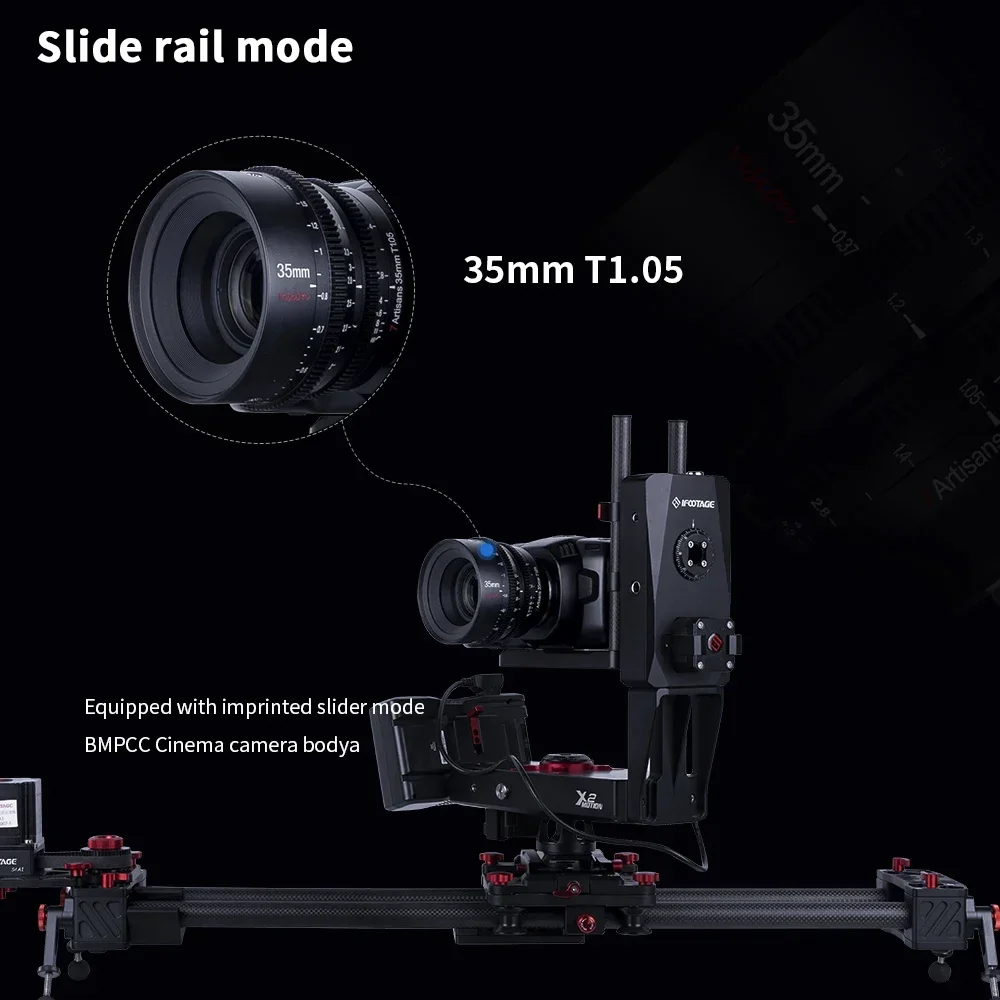 7artisans 25/35/50mm T1.05 APS-C Cinema Vision Lens For Fujifx Sony E Micro 4/3 Blackmagic BMPCC 4K Z CAM E2 Canon RF