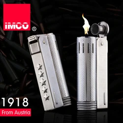 1 100% IMCO Authentic retro metal kerosene lighter windproof men's smoking gift collection