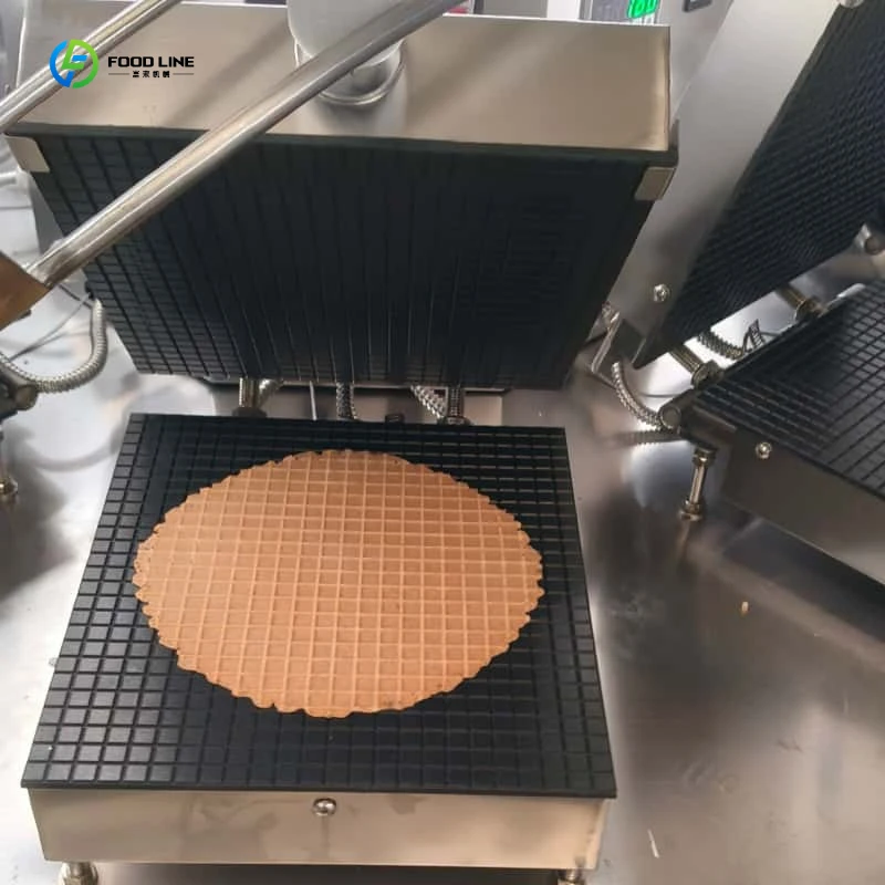 Automatic Electric Egg Roll Making Machine Wafer Roll Machine Wafer Stick Machine for Factory FL Customized