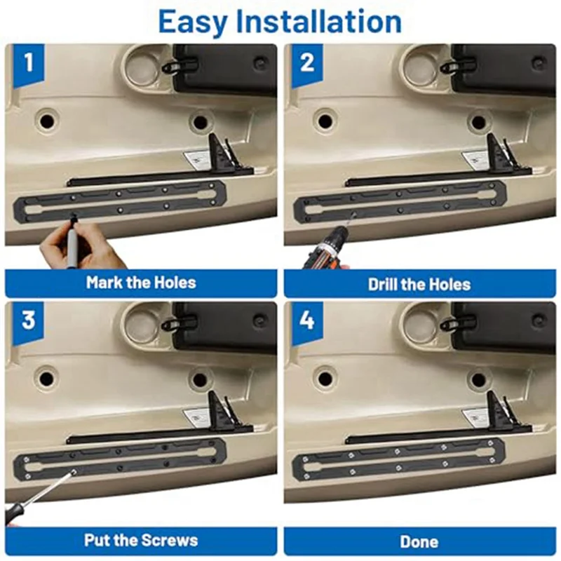 

L37A-Kayak Track Base Низкопрофильное крепление на направляющую для каяка с гладкими поверхностями для каноэ, каяка, силовой лодки, трактора