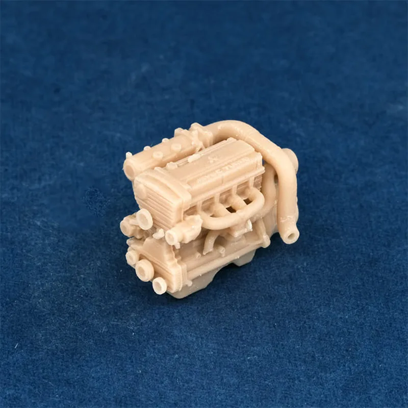 1/64 RB26 EJ20 B58 16V ABF 13B VR38 F20C K20A VG30 4B11 Modelo de coleção de motor Acessórios para carros