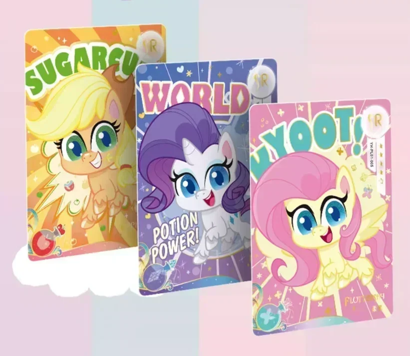 KAyou-Genuine My Little Pony Card, Cartões LSR, Cartões de Princesa, Cartão de Coleção Raro, Festa fofa, Presente de Brinquedo, Rara