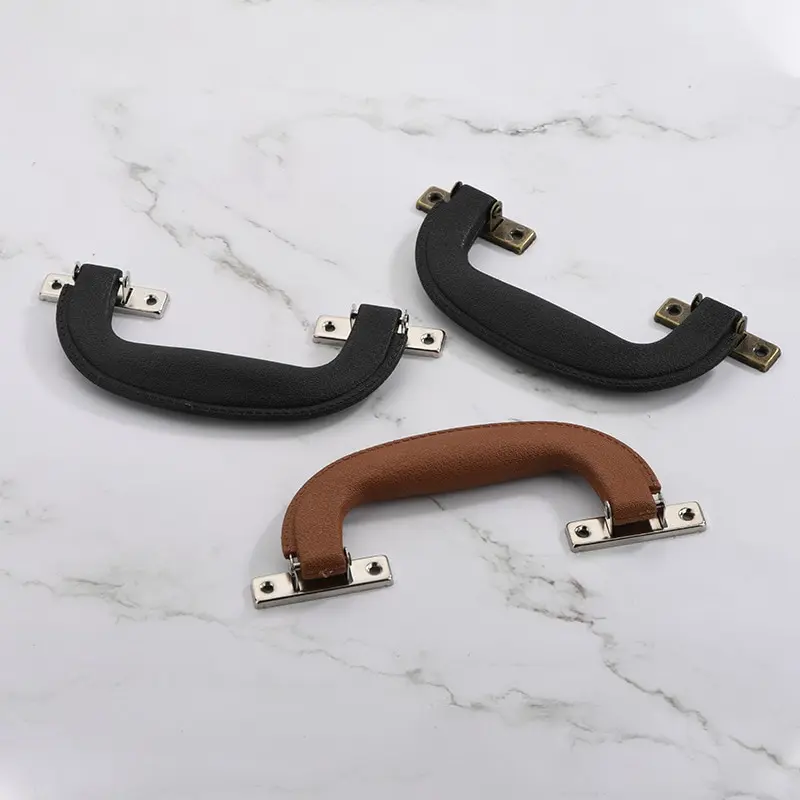 1pc  Vintage Plastic Suitcase Rack Furniture Hardware Antique Handle Arched Case Handle Tool Handle