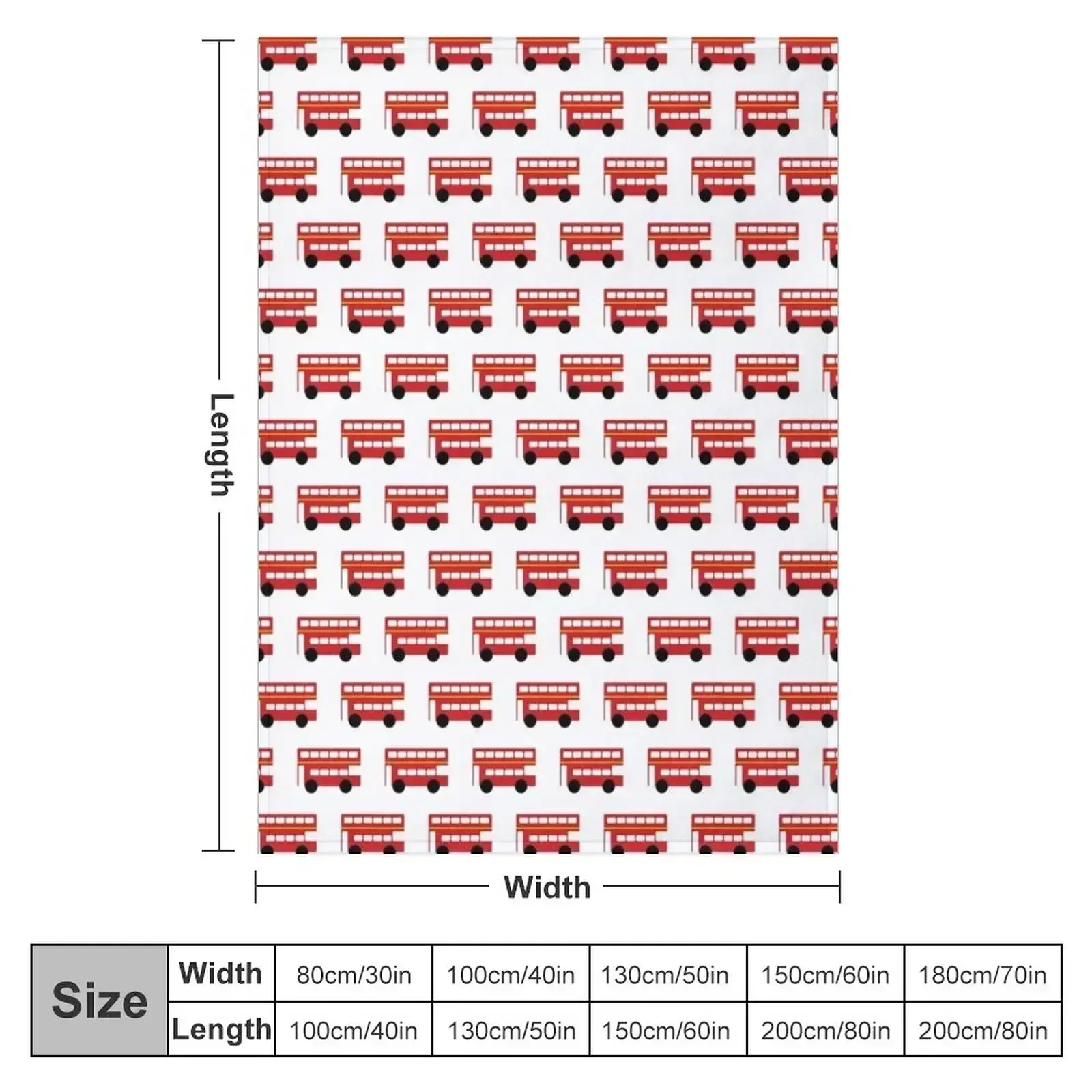 London Red Bus Throw Blanket Plaid Single bed plaid Cute Plaid For Sofa Thin Bed linens Blankets
