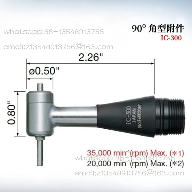 Original grinding head IC-300 KC-300 90 ° 50 ° angle accessories are available in stock