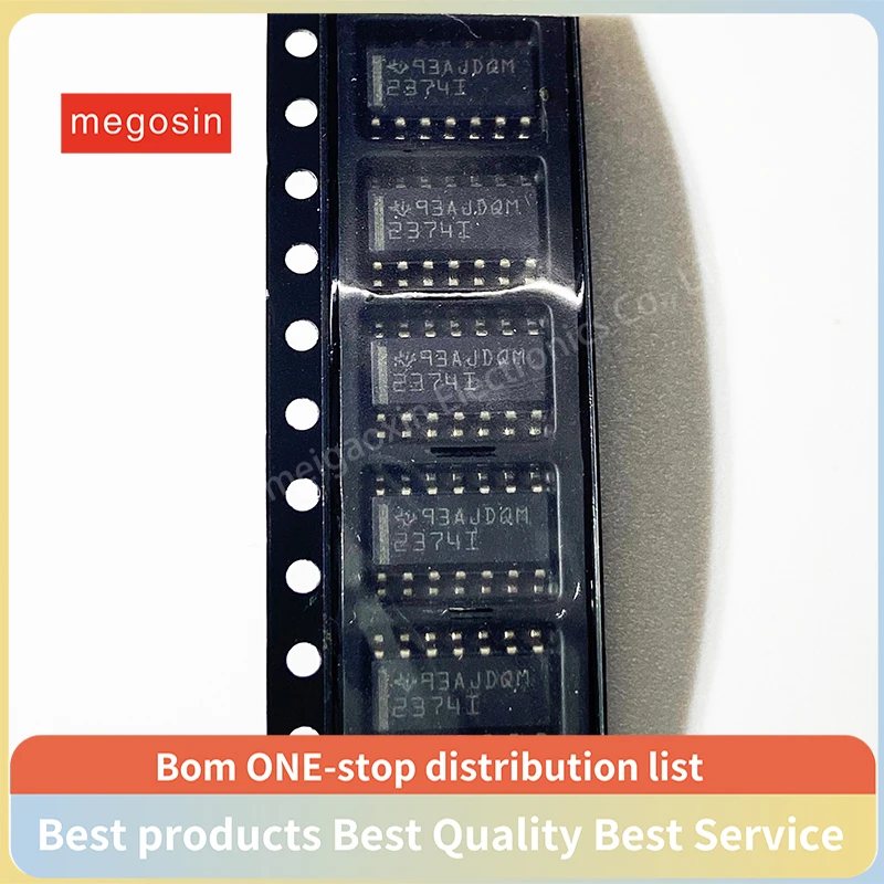10PCS/LOT TLV2374IDR TLV2374 2374I SOP14 Four-channel operational amplifier chip