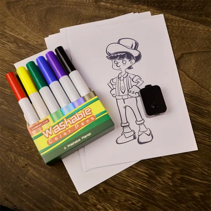 Color Match Pen by Iarvel Magic Tricks Close Up Illusions Gimmicks Mental Props Hi-tech Electronic Device Color Prediction Magia