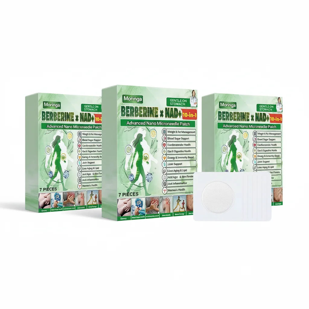 

10-in-1 Weight Management Assistance Patch Natural Ingredients Microneedle Sticker Body Care Patch 1/2/3Boxes length ≤0.3mm