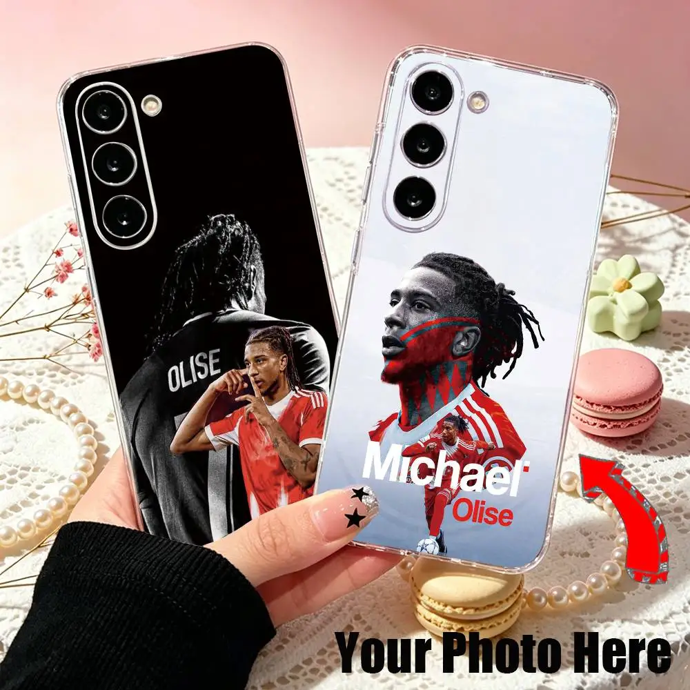 Football M-Michael O-Olise 17-z Phone Case Transparent Silicone Soft For SamsungA10,12,20,21S,30,31,40,50,51,52,70,71