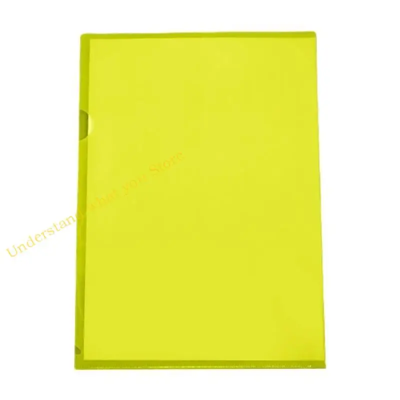 

J60A 6 Colors A 4 Plastic Folder L Shaped Folder Presentation Folder File Folder