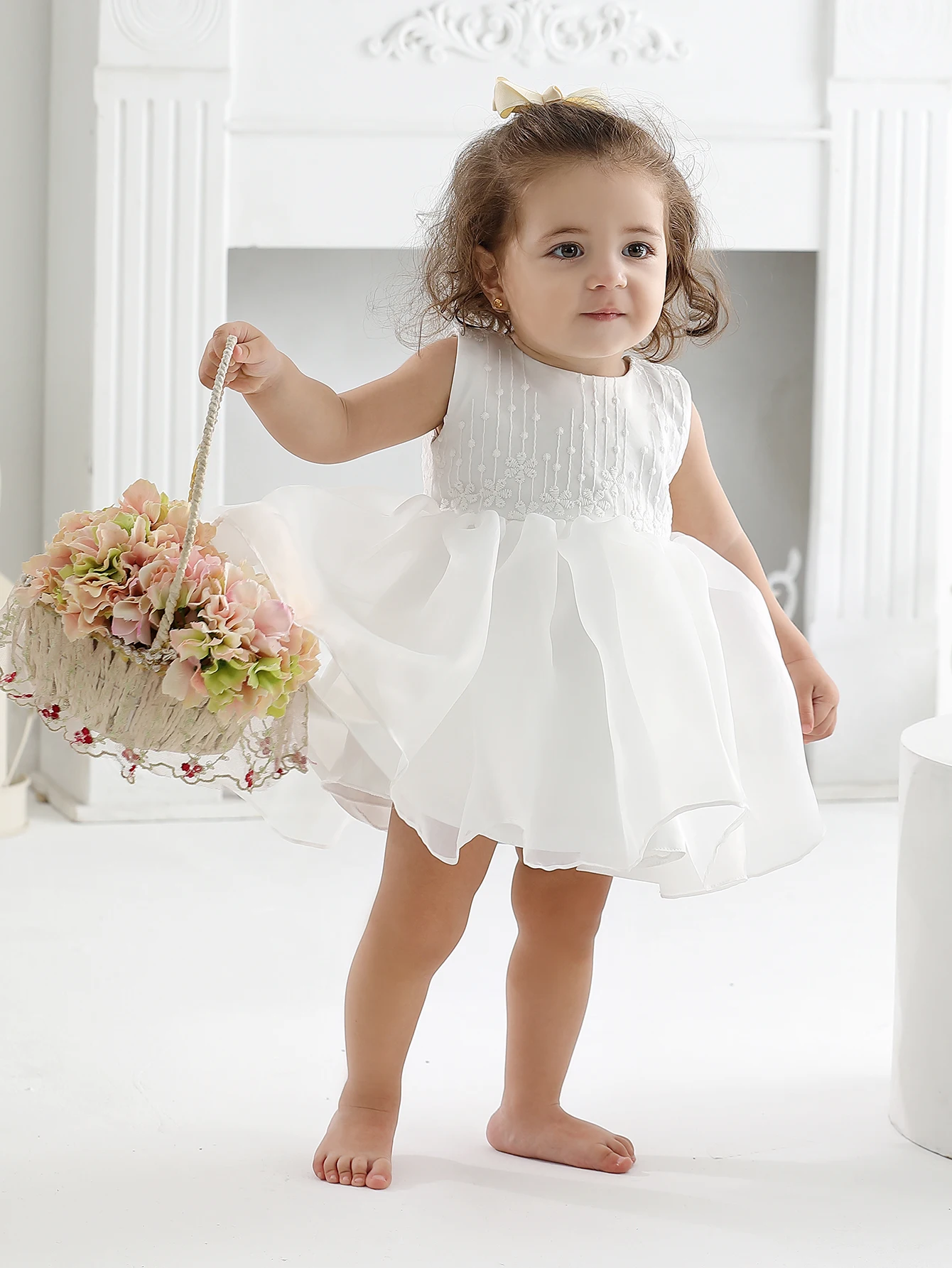 Baby Girls Dress Infant Princess Christening Baptism Party Birthday Formal Dress