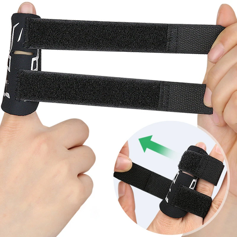 Finger Splint Adjustable Finger Support Brace Sleeve Protector Basketball Volleyball Finger Joint Protector Sports Finger Guard