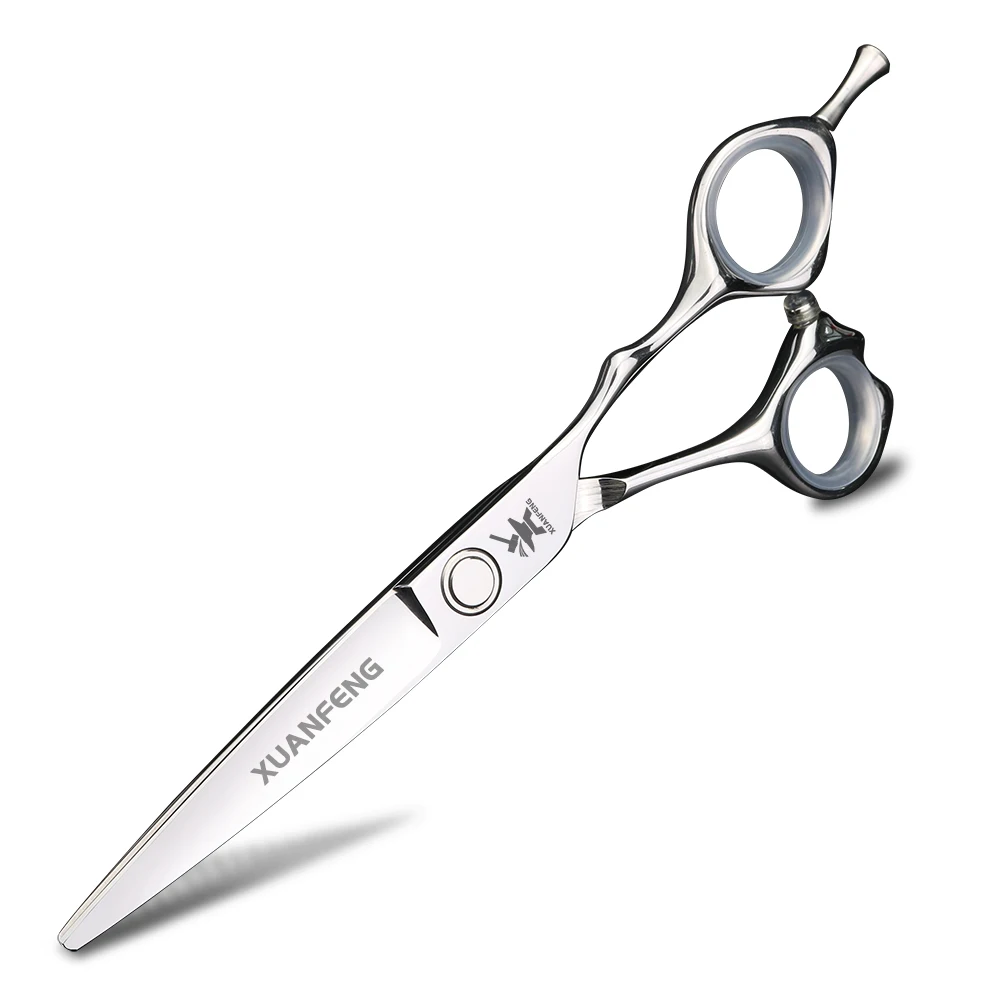 

XUANFEWNG 6-inch silver bearing hair scissors set, barber cutting and thinning scissors